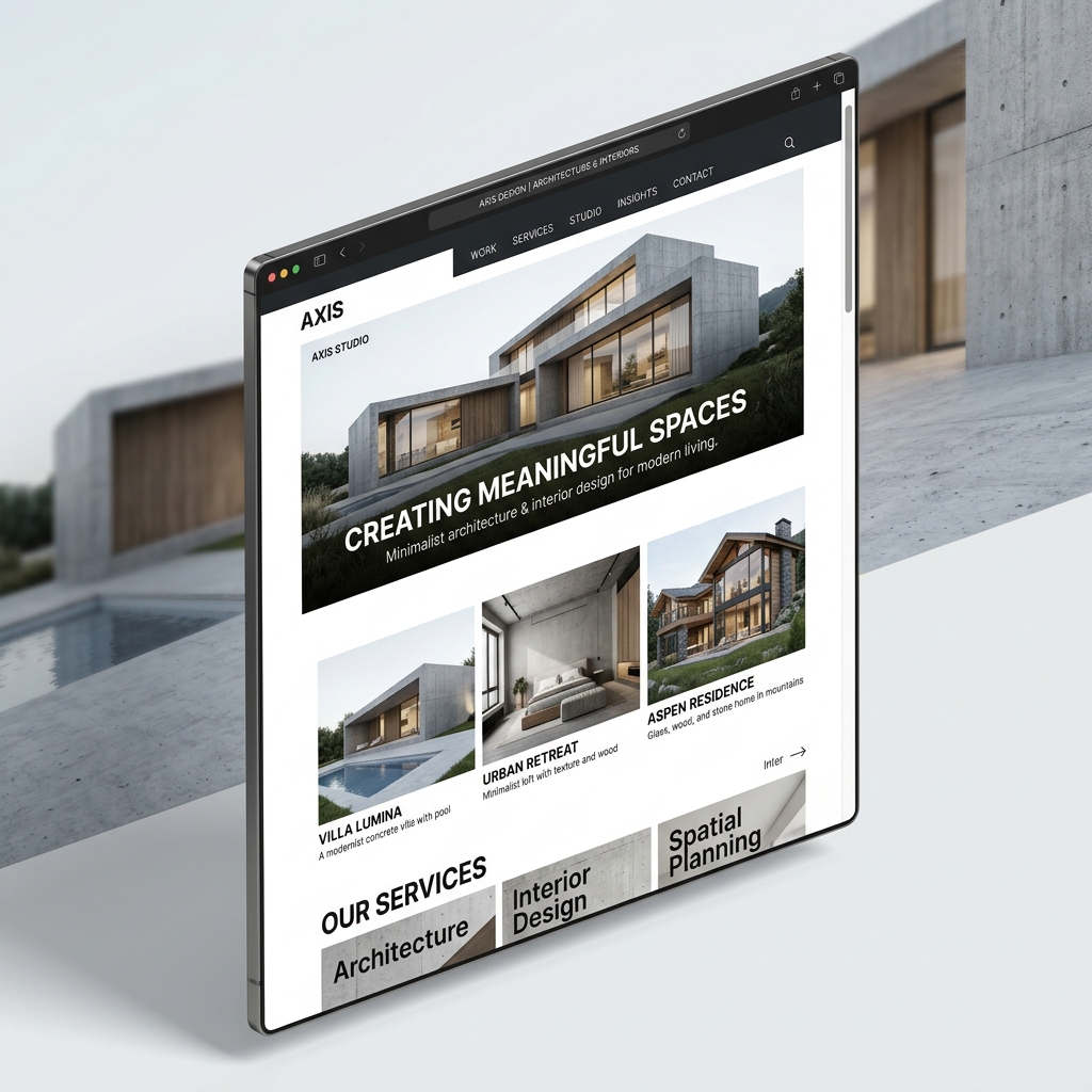 Aura Architecture Studio Website